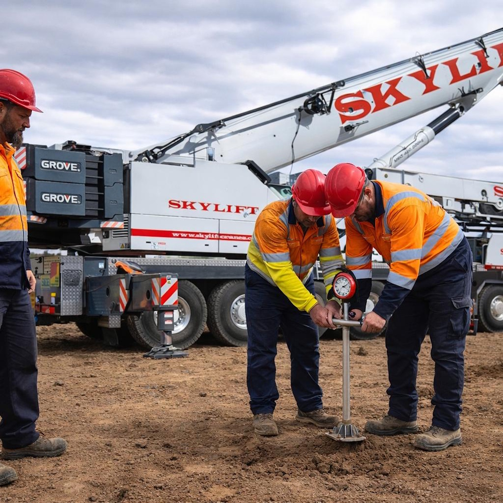 Soil testing for crane work Melbourne